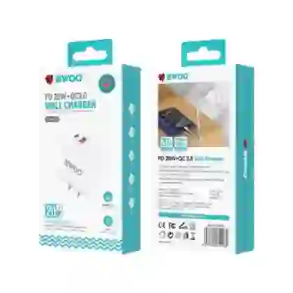 Sạc BWOO 2 cổng USB-A kèm cáp Type-C US CDA64VC 3